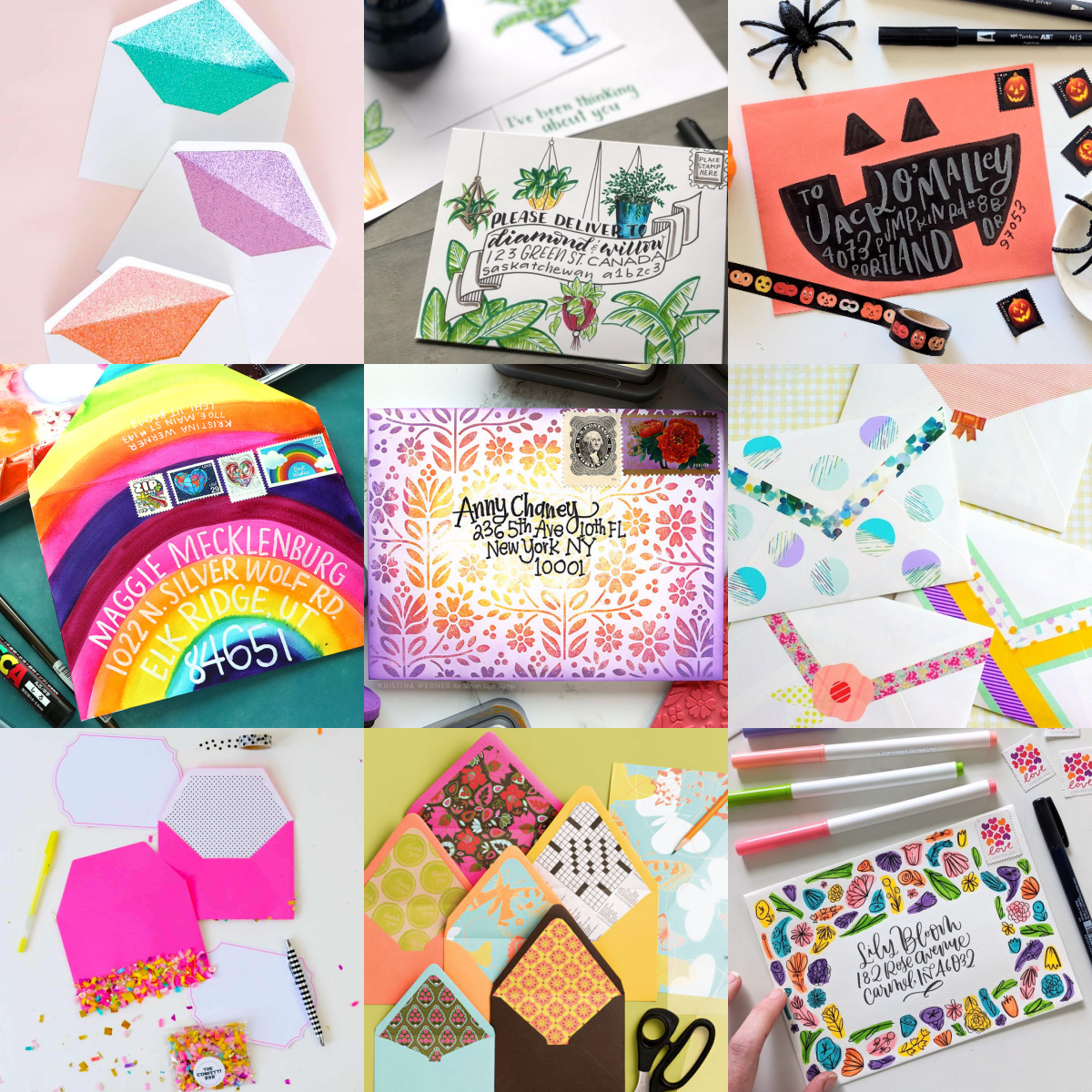 Decorate Envelopes with These Cool Ideas - Mod Podge Rocks