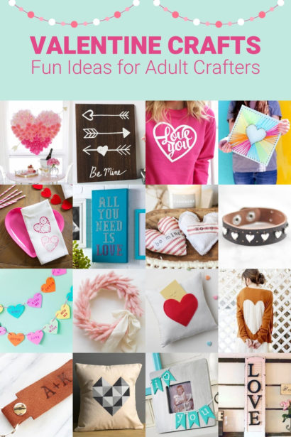 45 Valentine Crafts For Adults Mod Podge Rocks