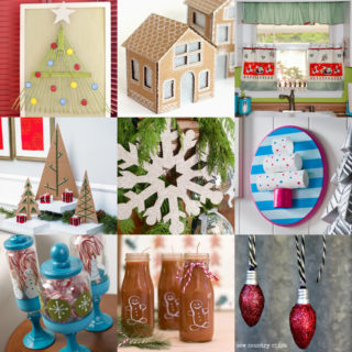 Christmas decorations from recycled materials