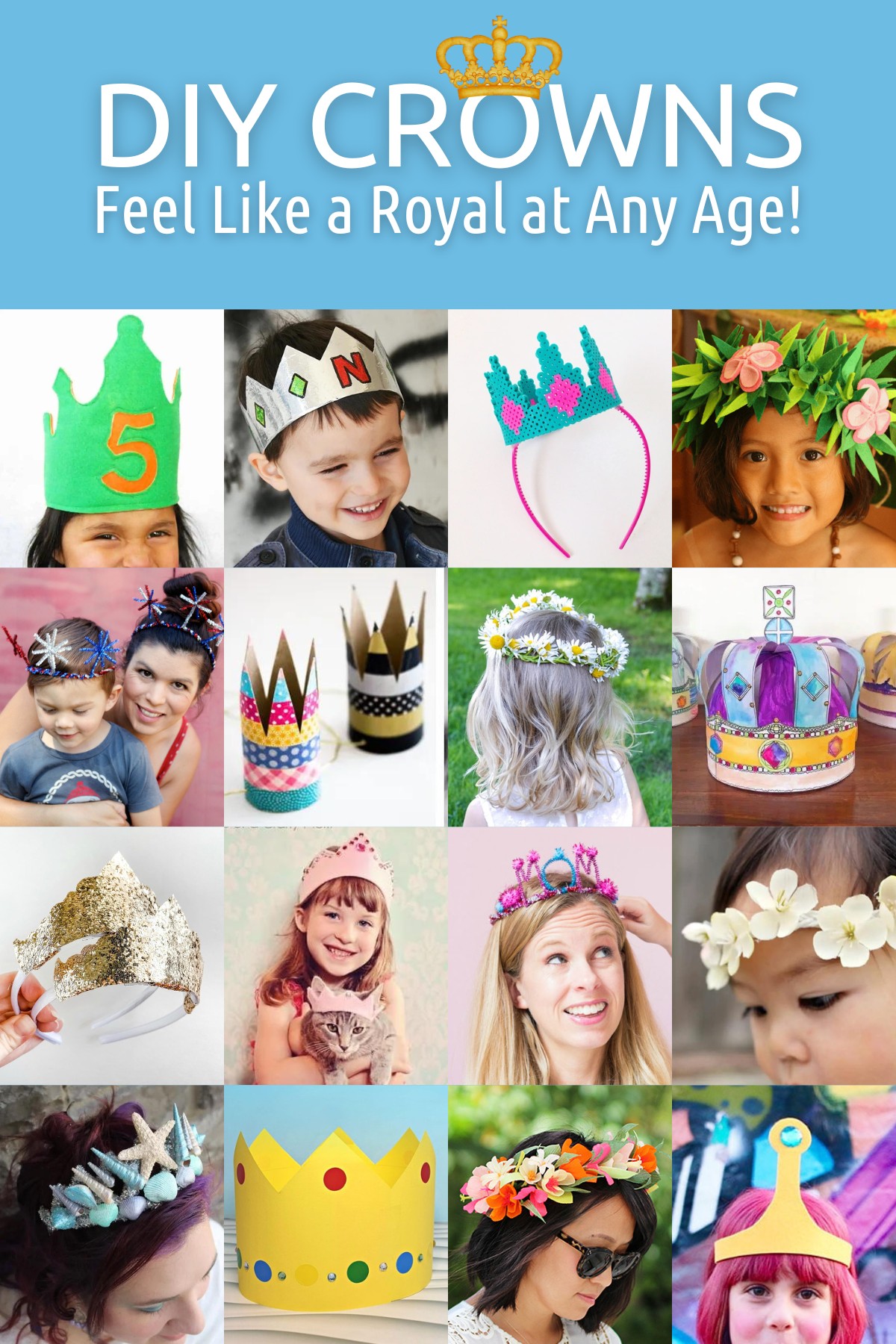DIY Crowns and Tiaras for Kids of any age