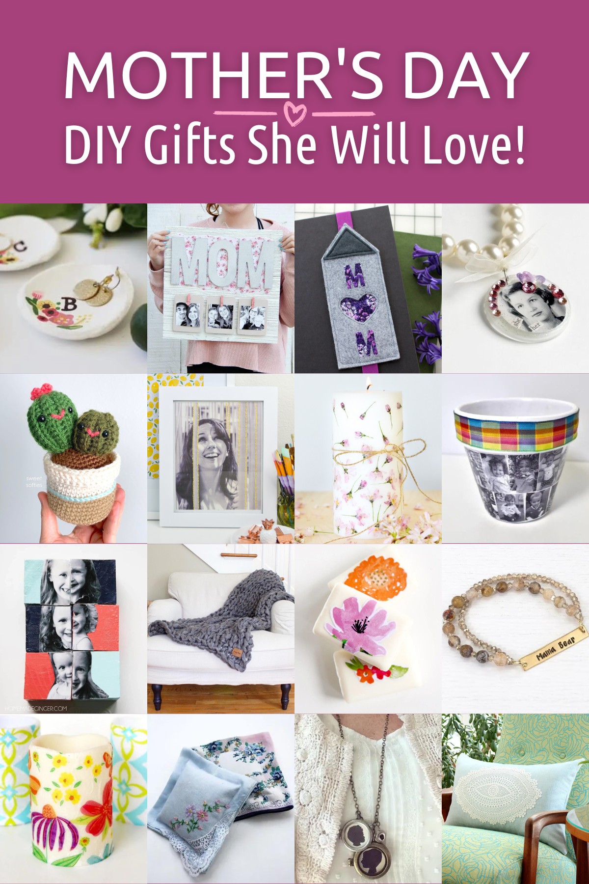 DIY Mother's Day gifts she will love