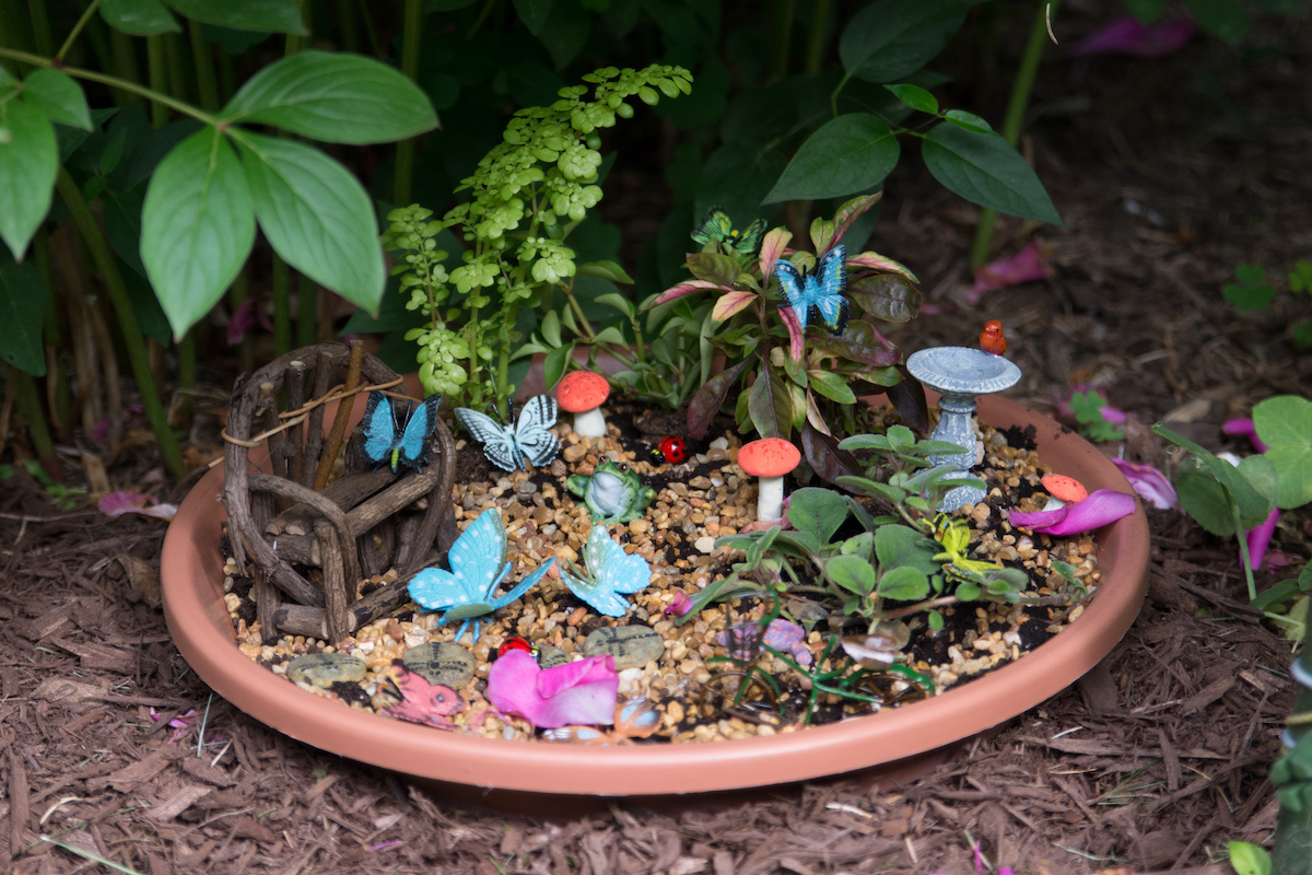 DIY Fairy Gardens for Kids and Adults - Mod Podge Rocks