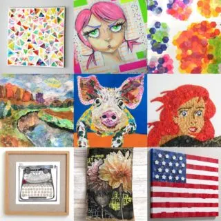 collage art ideas for adults
