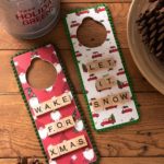 DIY Christmas door hangers