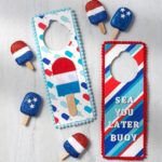 DIY fourth of july door hangers