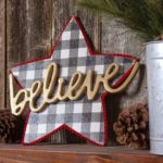 Decorate a Dollar Tree Wood Star for Christmas