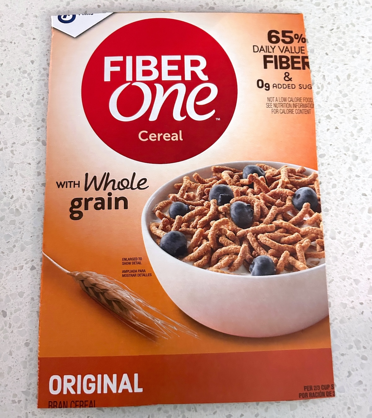 cereal box cut to fit the inside of the canvas