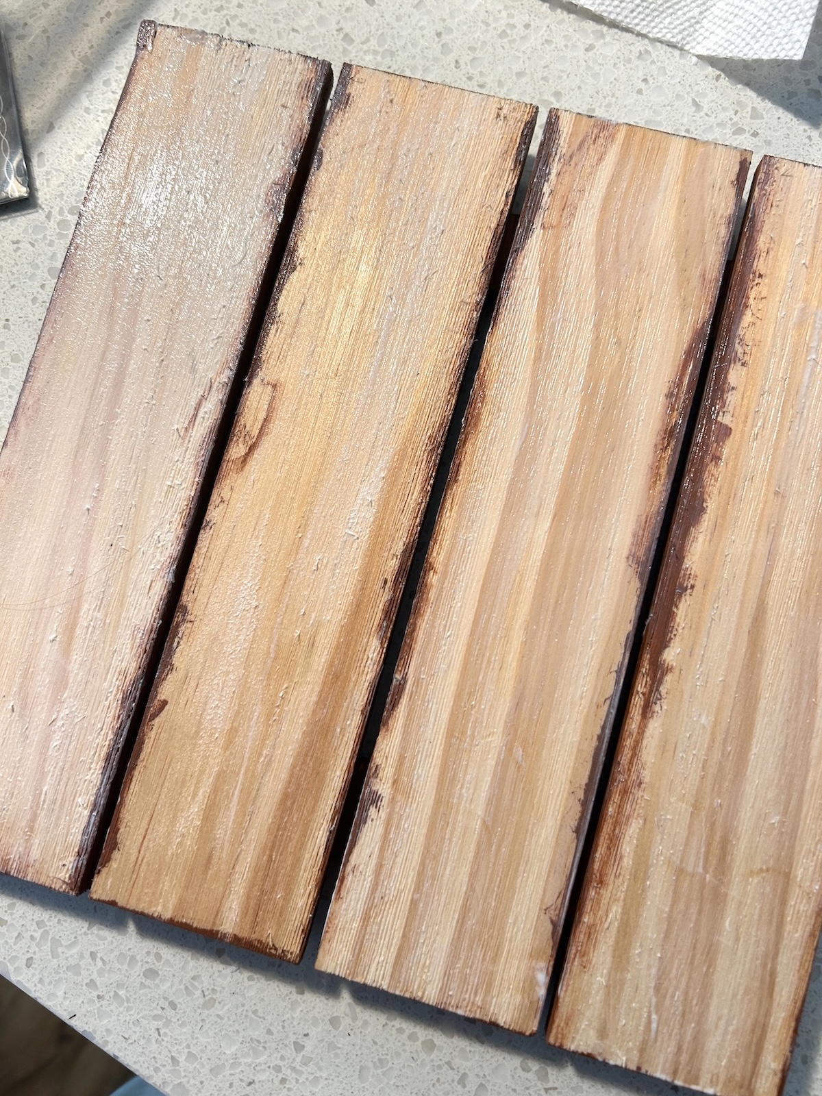 paint a first layer of Mod Podge