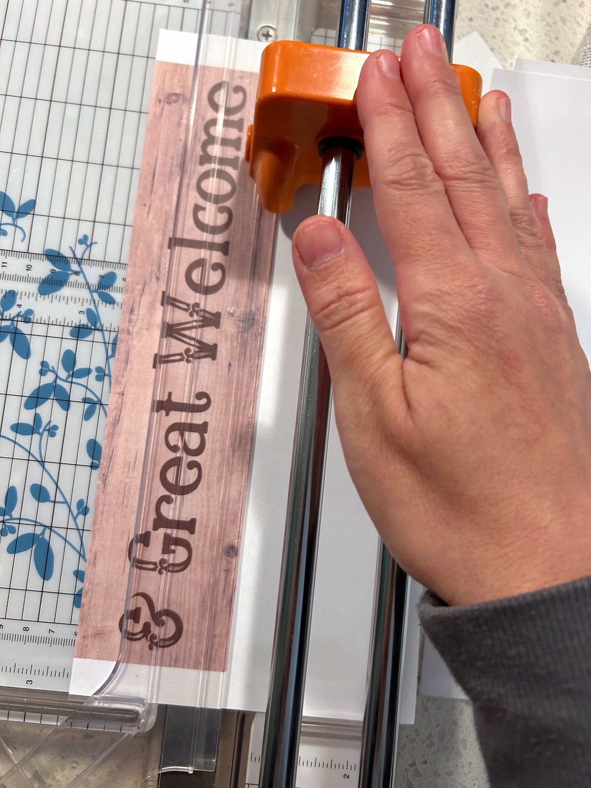 trim the sign printable