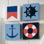 diy nautical wall art feature image